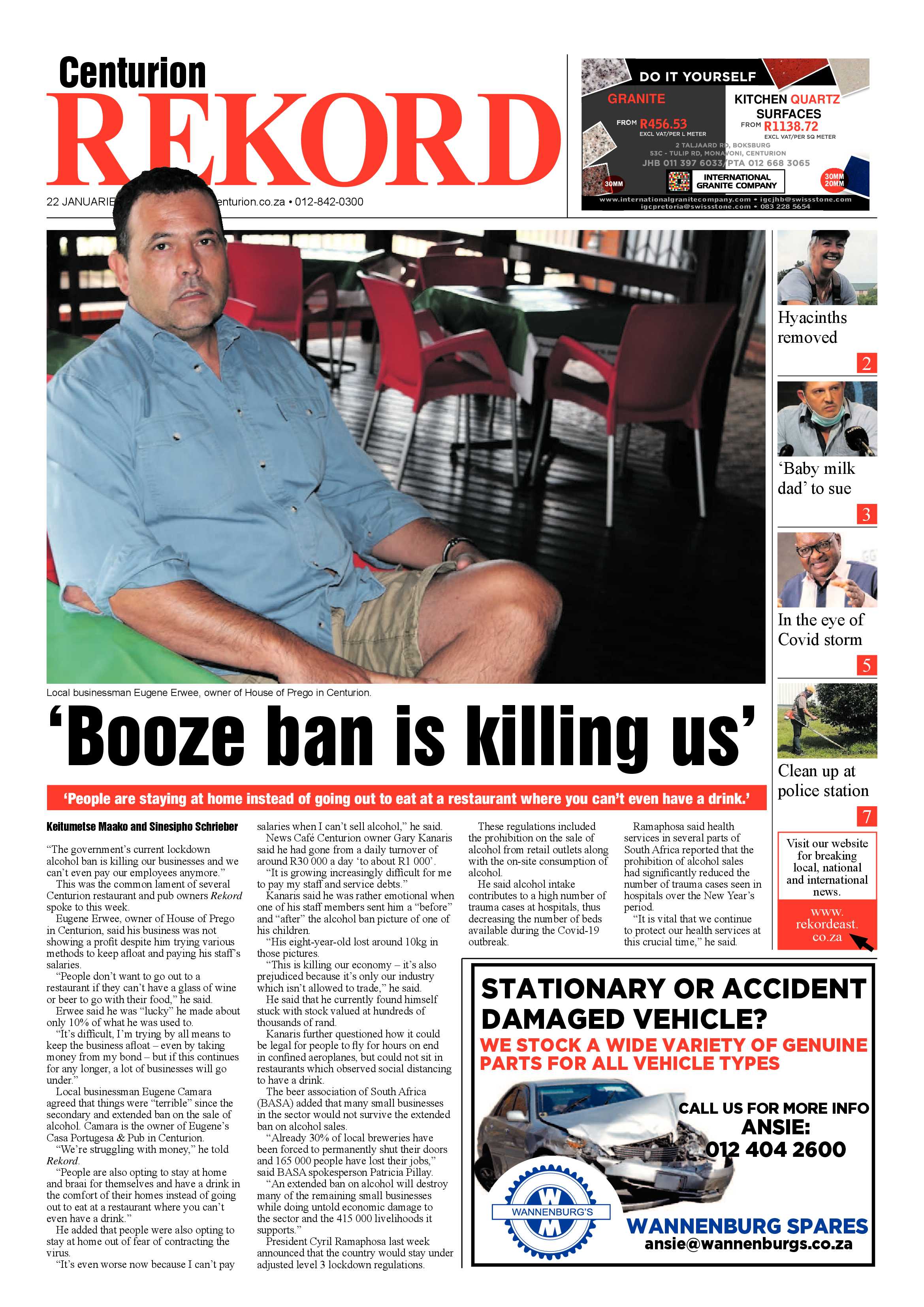 Rekord Centurion 22 January 2021 page 1