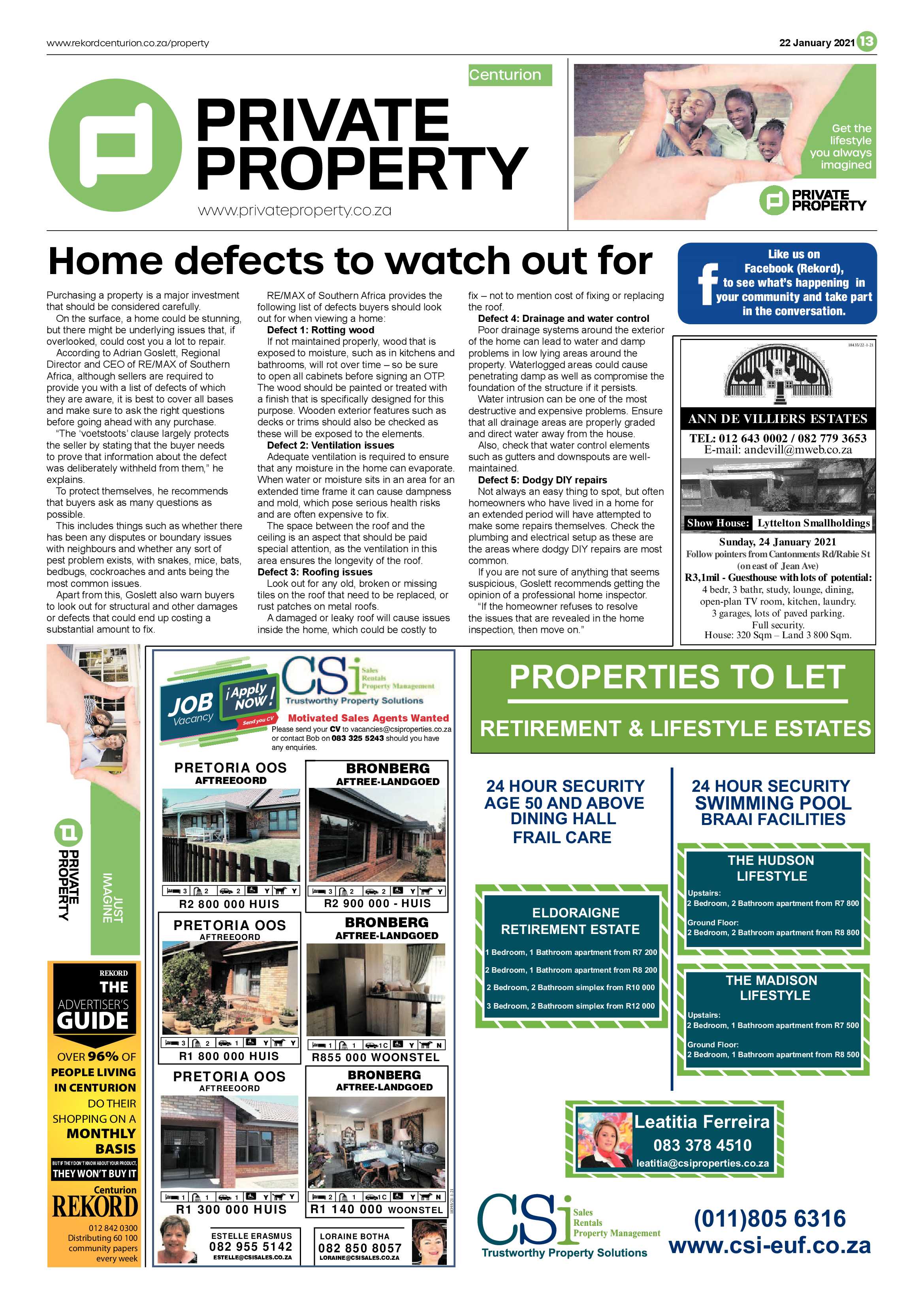 Rekord Centurion 22 January 2021 page 13