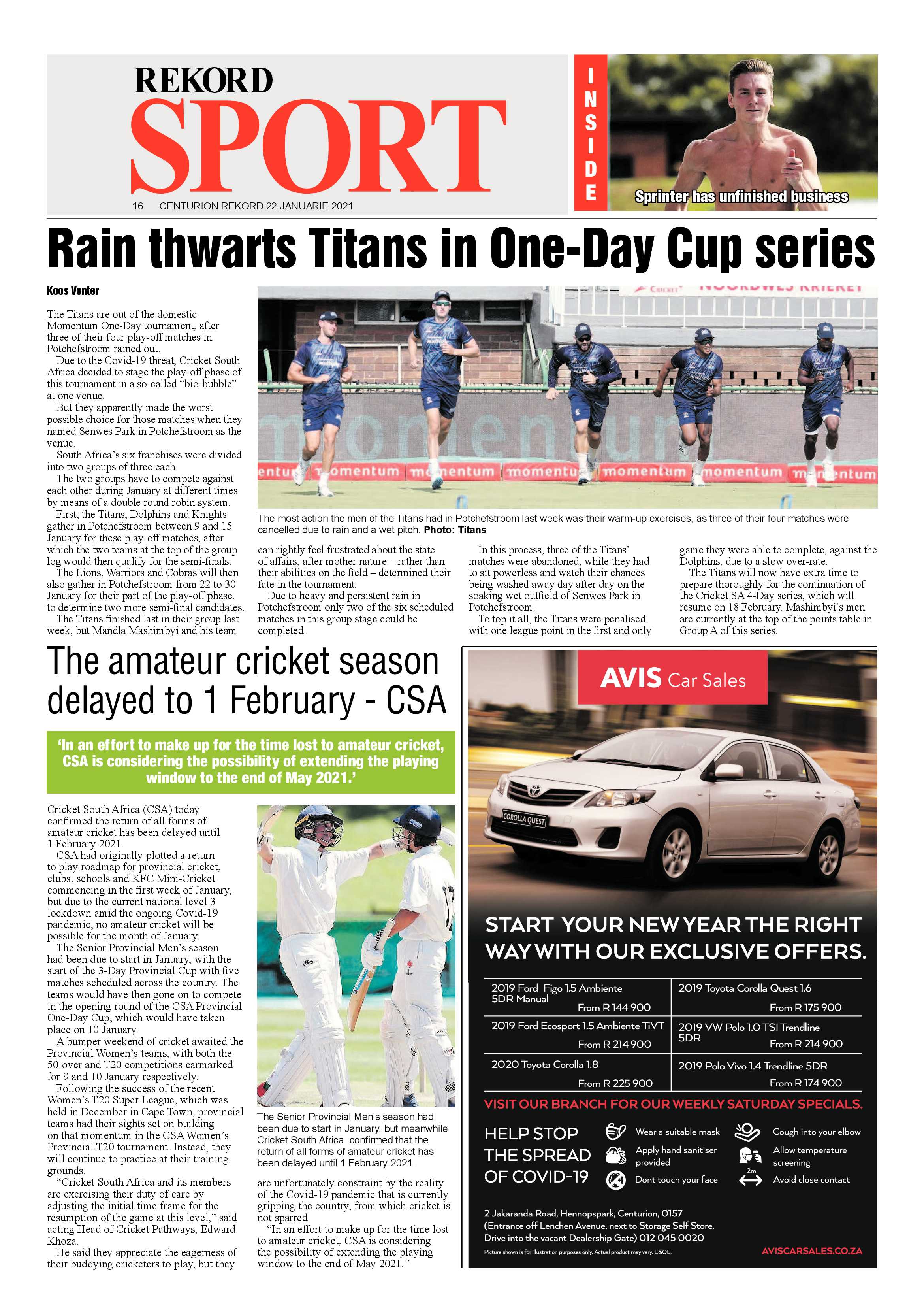 Rekord Centurion 22 January 2021 page 16