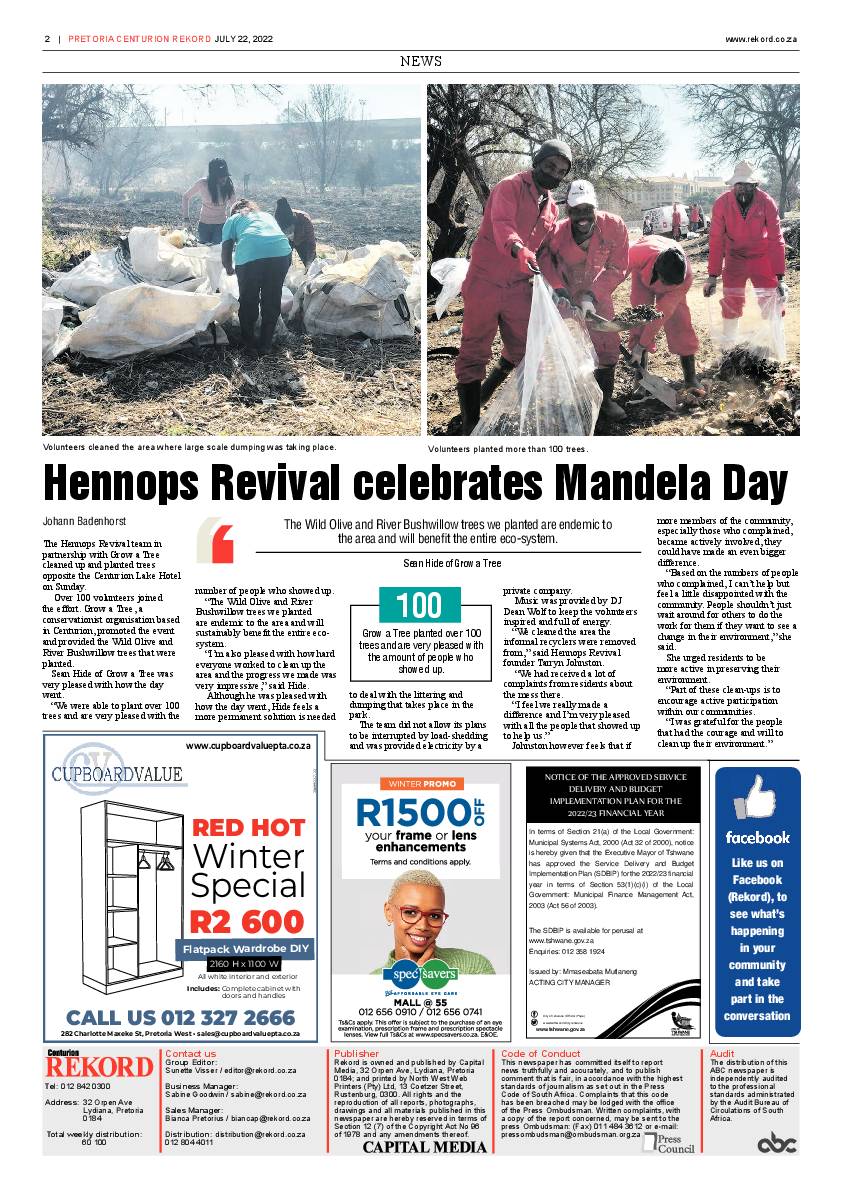 Rekord Centurion 22 July 2022 page 2