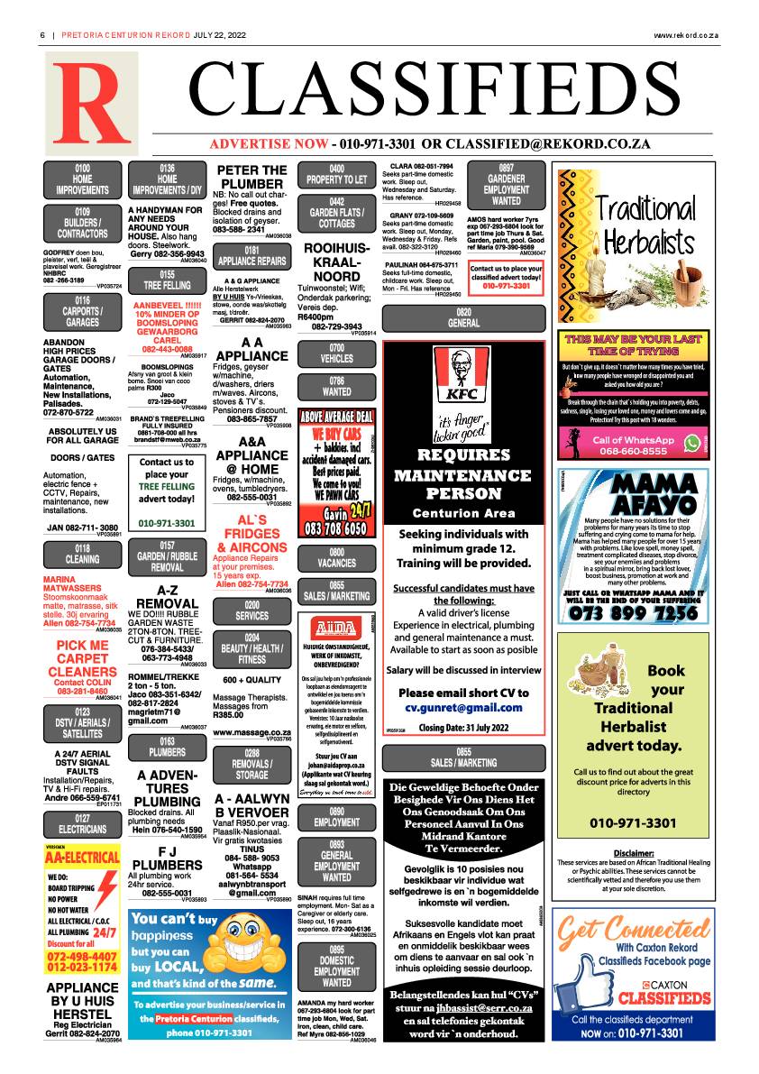 Rekord Centurion 22 July 2022 page 6