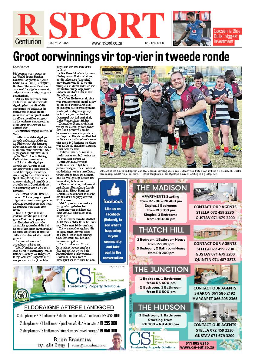Rekord Centurion 22 July 2022 page 8