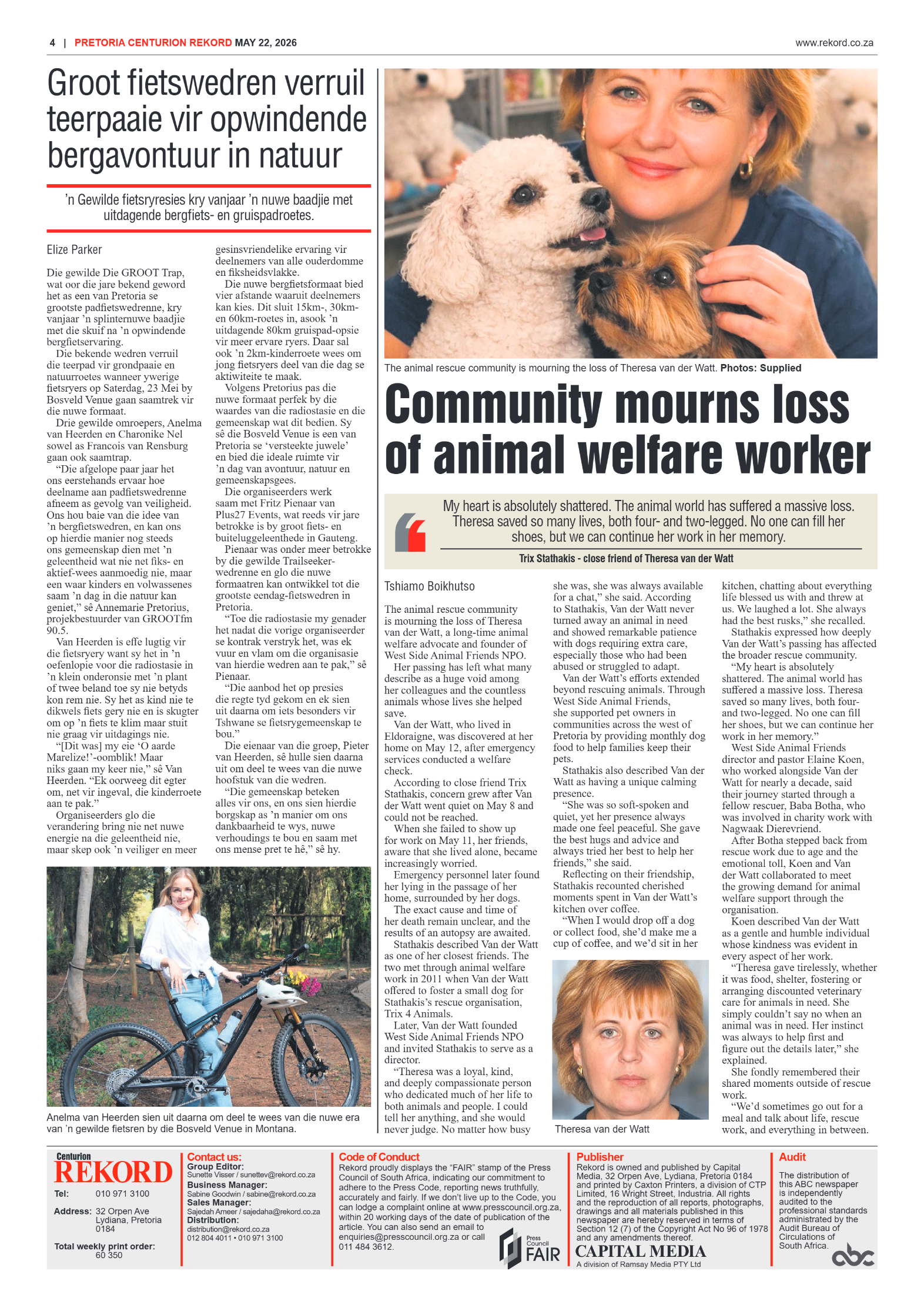 Rekord Centurion 22 May 2026 page 4