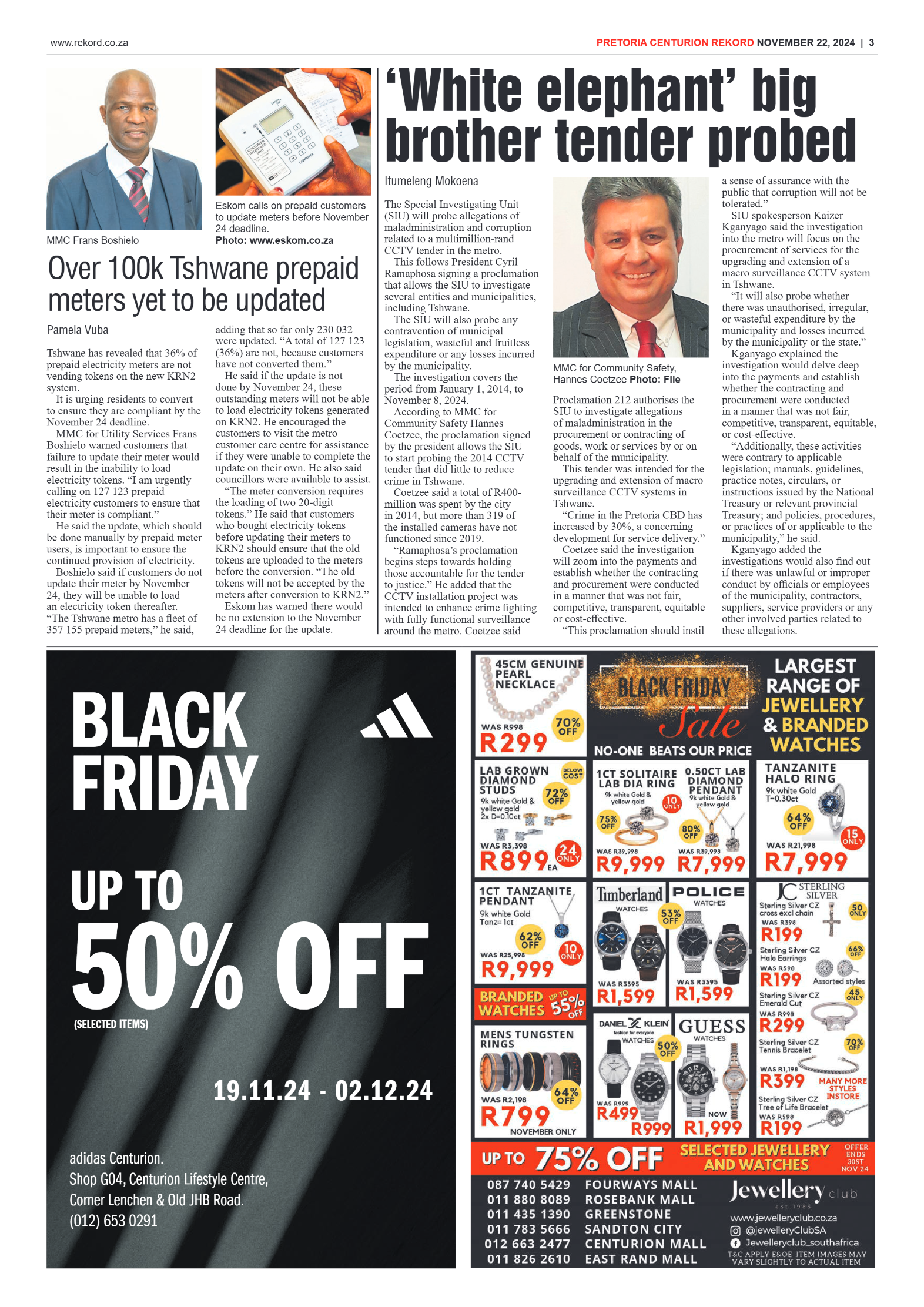 Rekord Centurion 22 November 2024 page 3