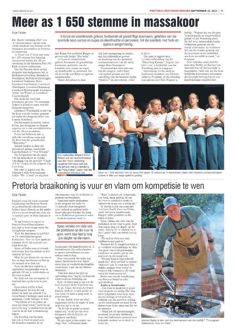 Rekord Centurion 22 September 2023 page 11