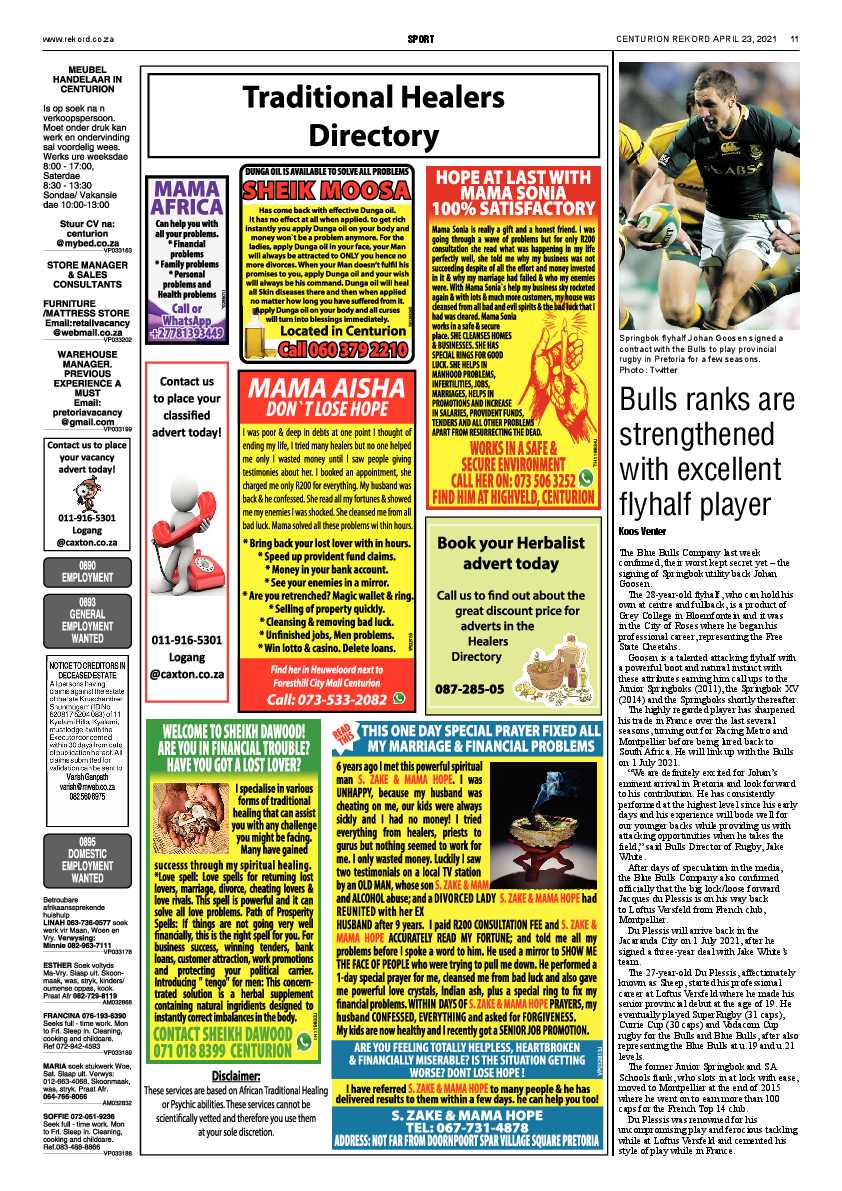 Rekord Centurion 23 April 2021 page 11