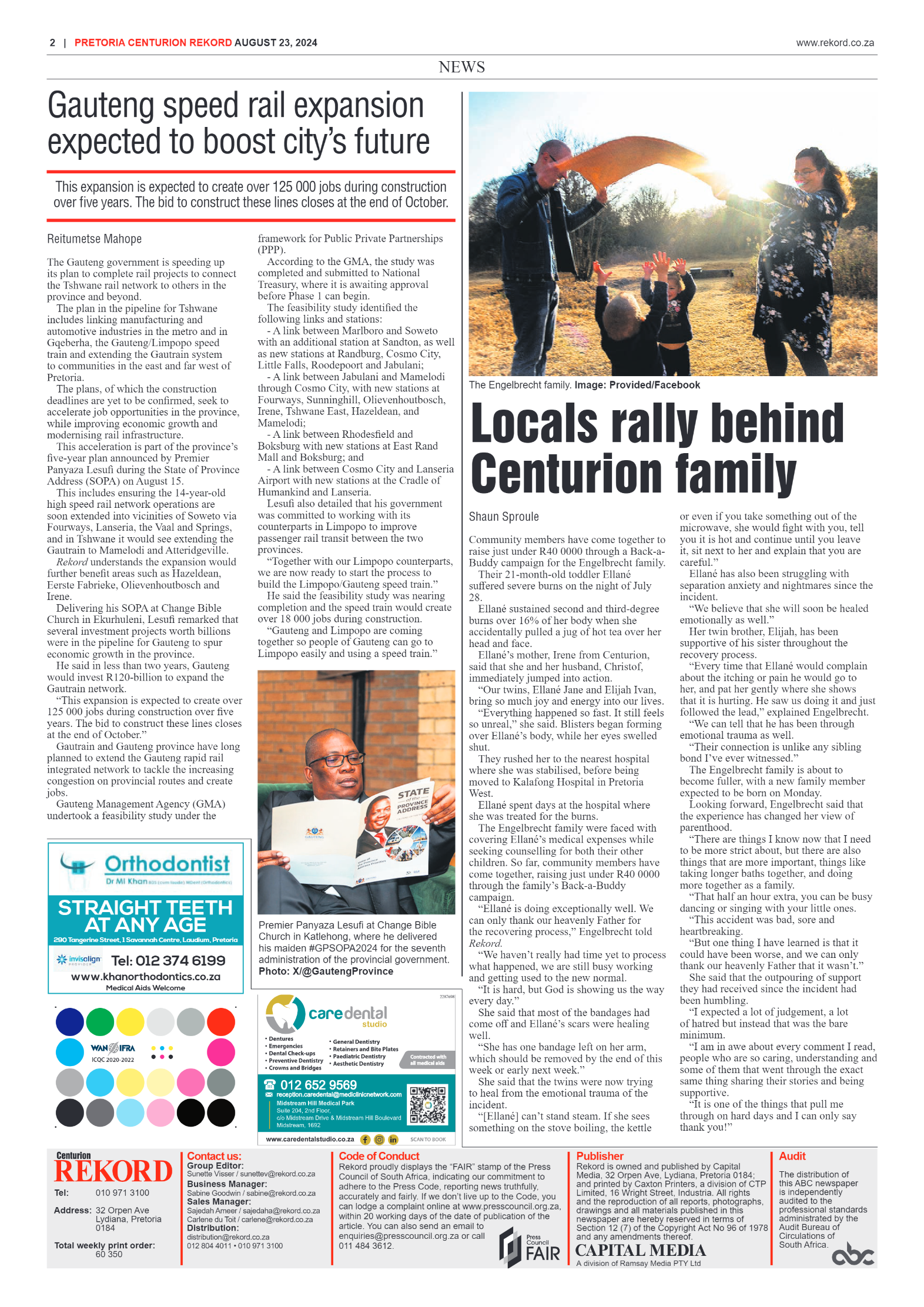 Rekord Centurion 23 August 2024 page 2