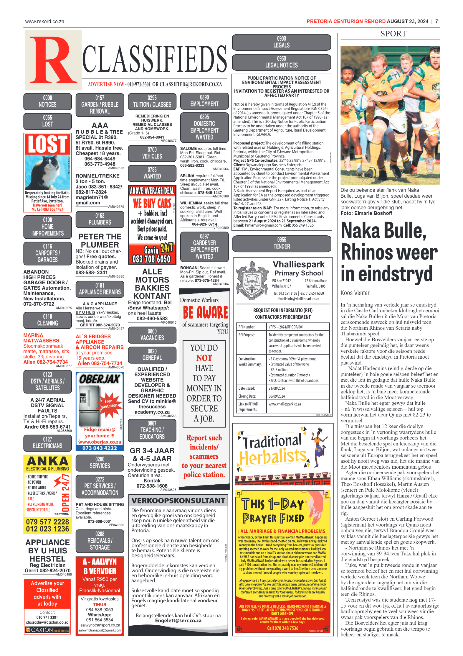 Rekord Centurion 23 August 2024 page 7