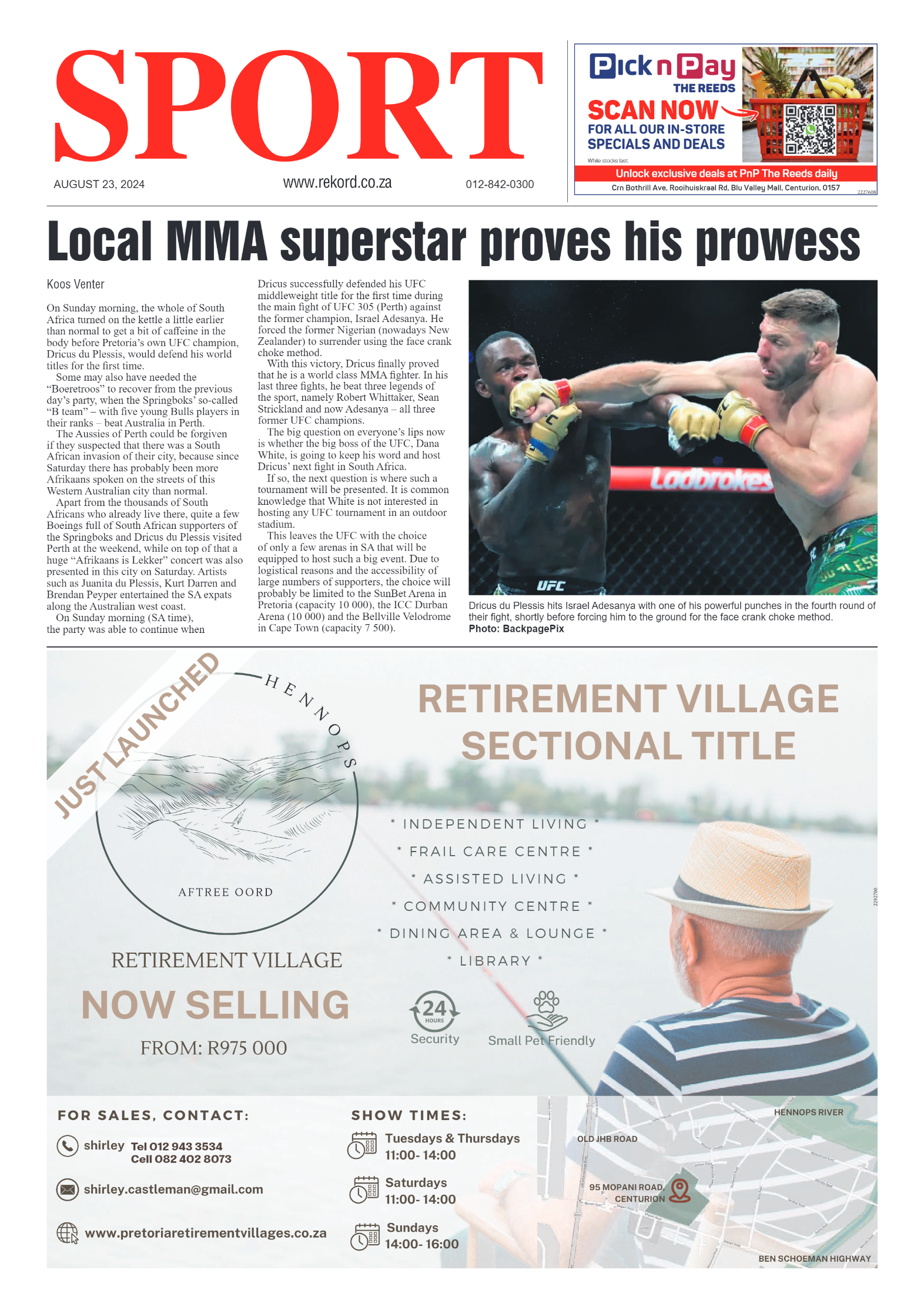 Rekord Centurion 23 August 2024 page 8