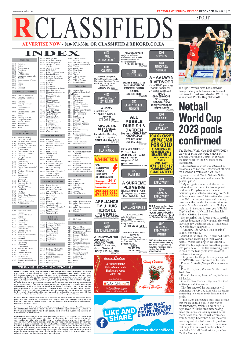 Rekord Centurion 23 December 2022 page 7