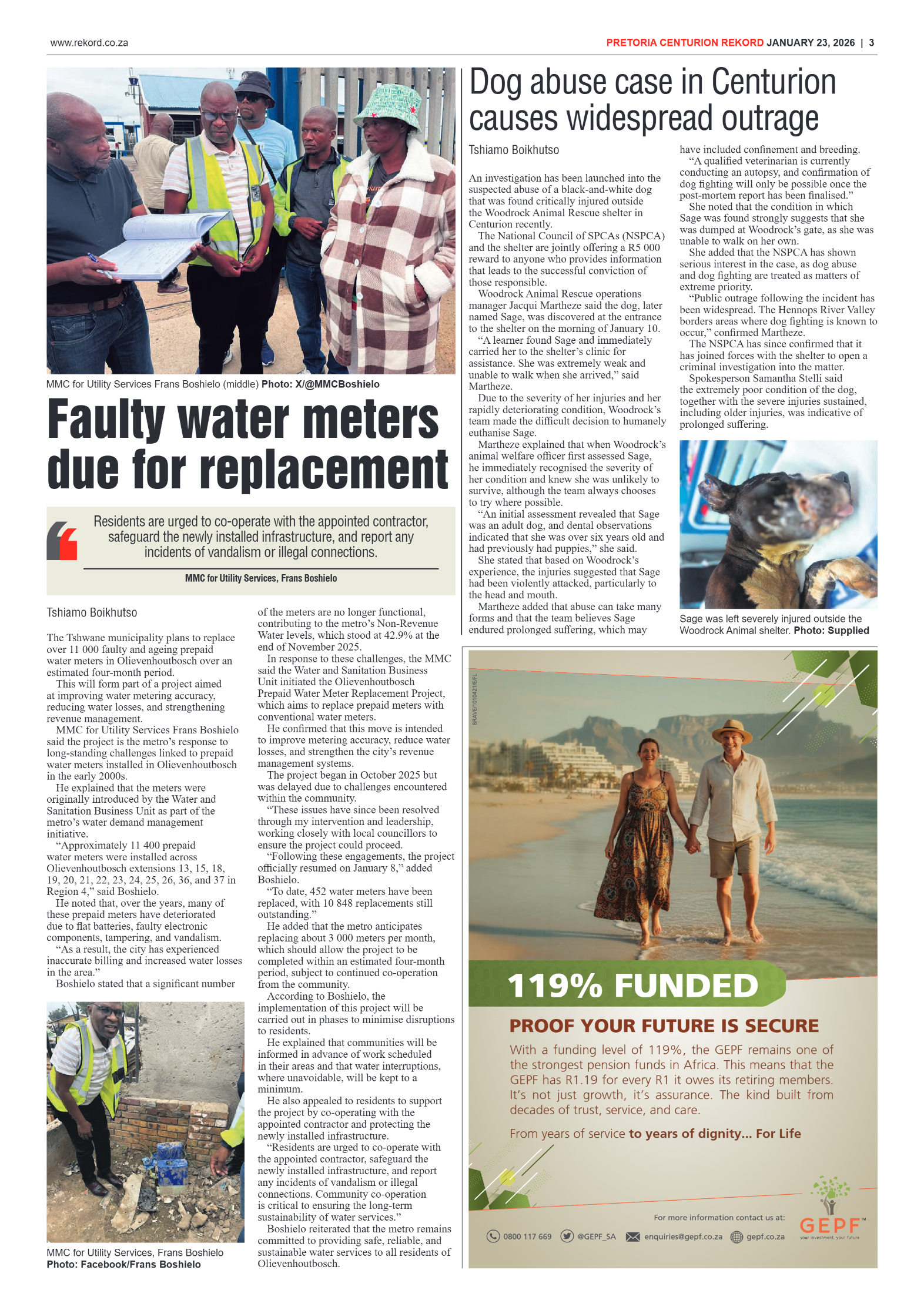 Rekord Centurion 23 January 2026 page 3