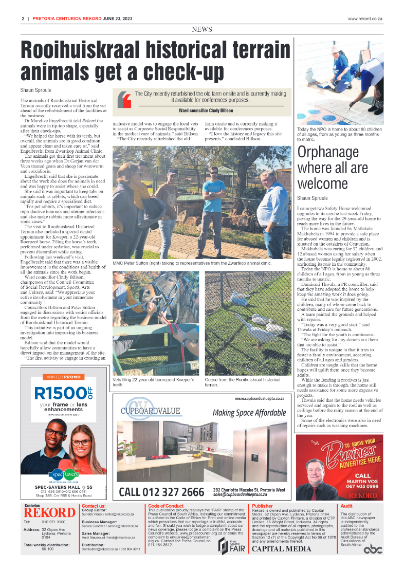 Rekord Centurion 23 June 2023 page 2