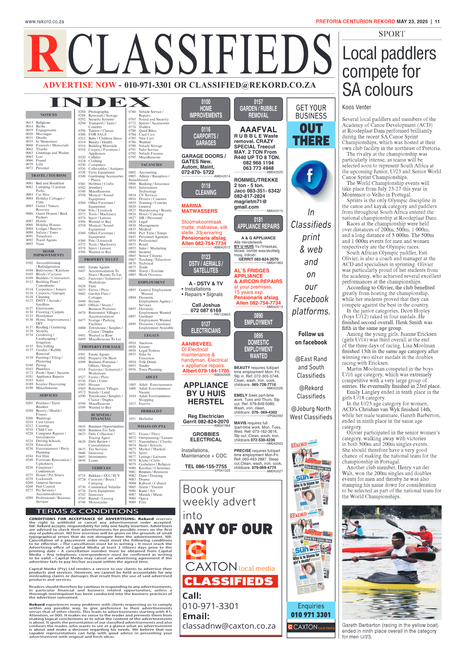 Rekord Centurion 23 May 2025 page 11