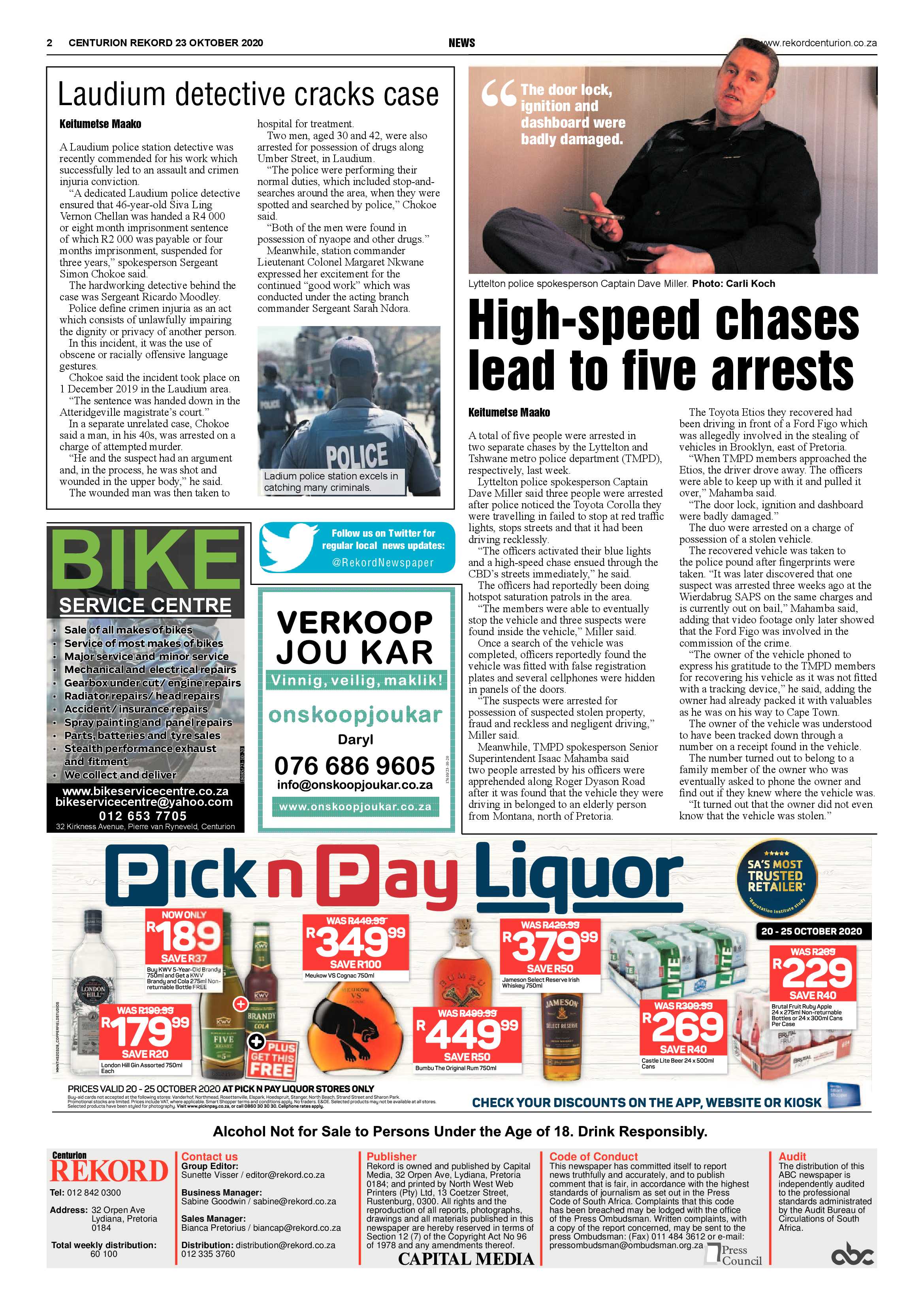 Rekord Centurion 23 October 2020 page 2