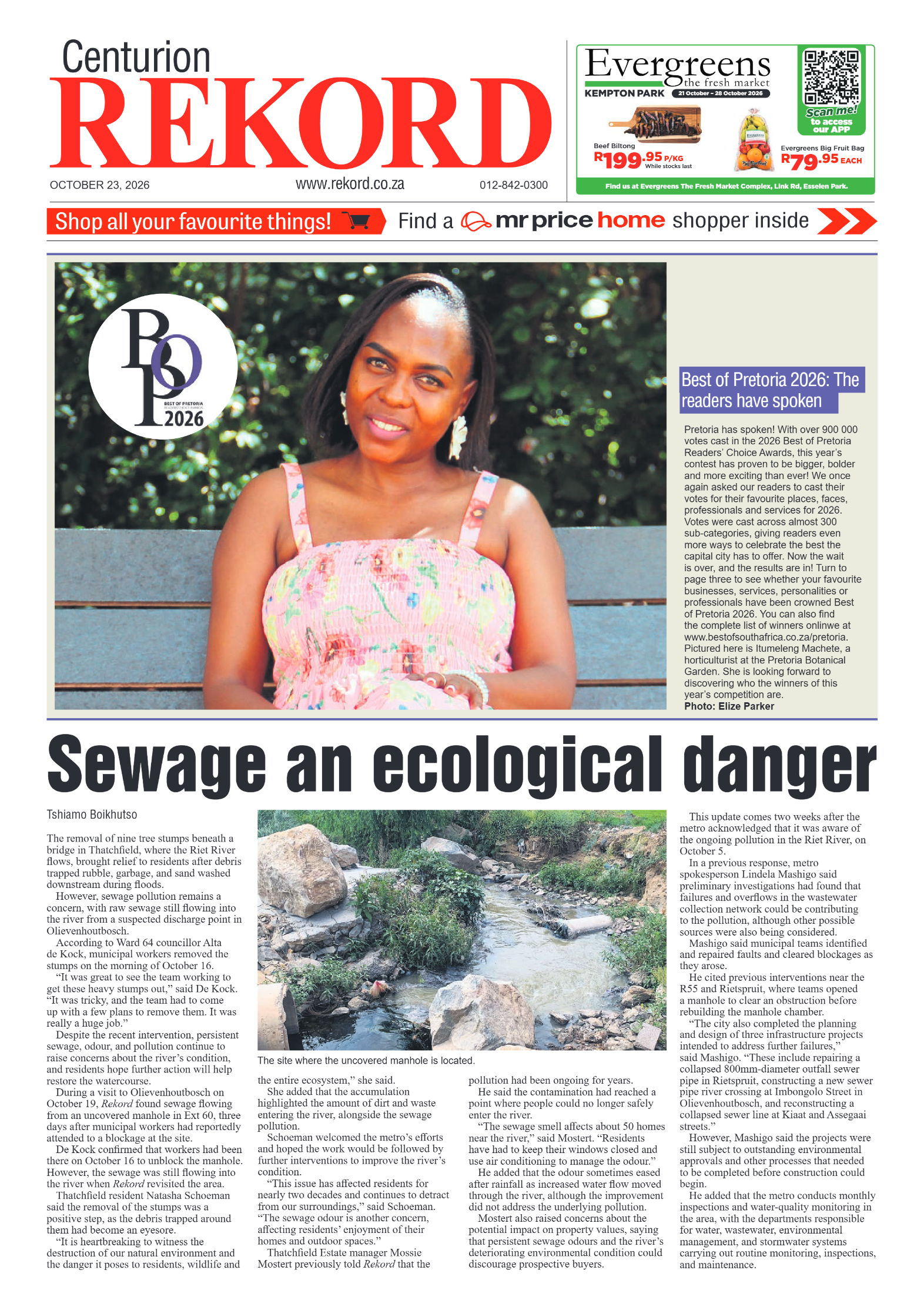 Rekord Centurion – 23 October 2026 page 3