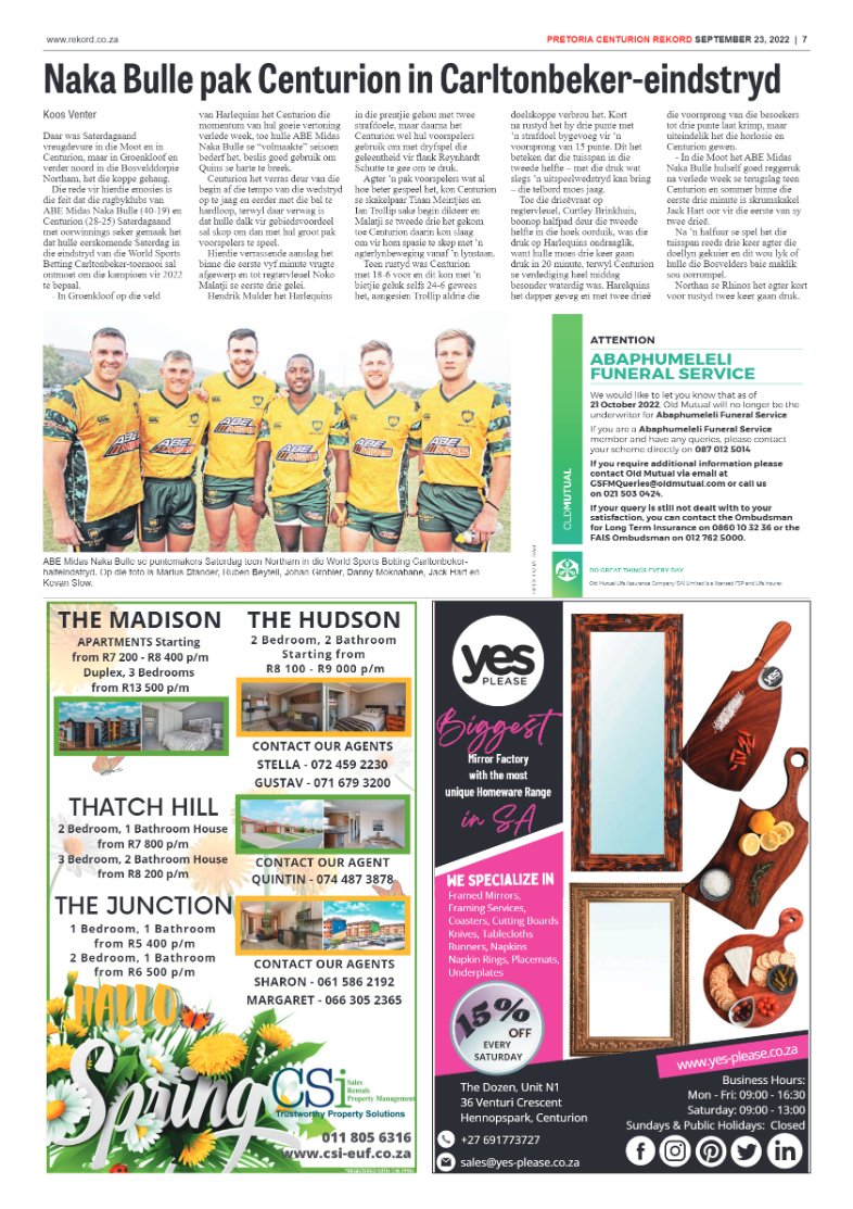 Rekord Centurion 23 September 2022 page 7