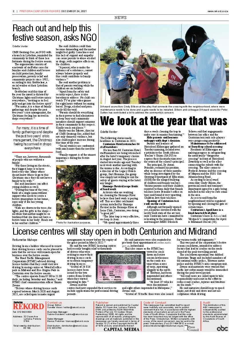 Rekord Centurion 24 December 2021 page 2