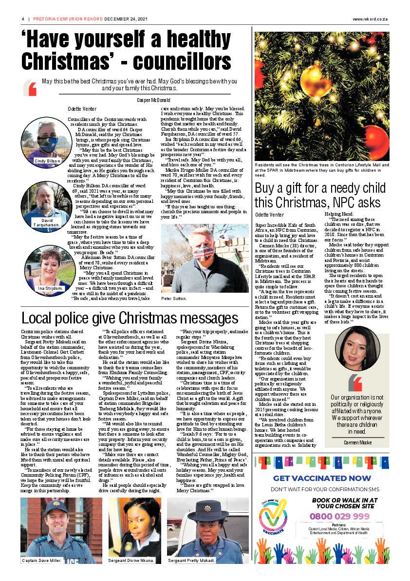 Rekord Centurion 24 December 2021 page 4