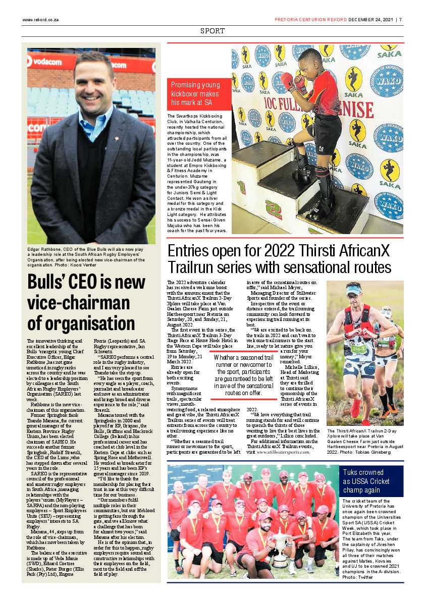 Rekord Centurion 24 December 2021 page 7