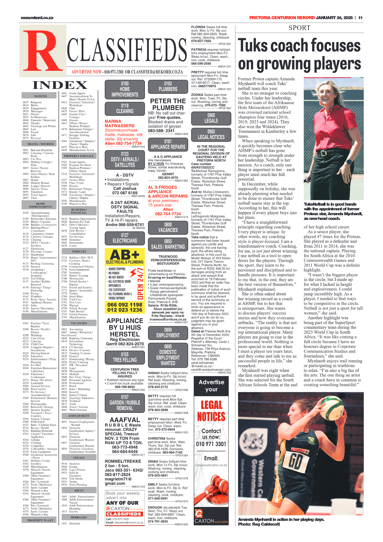 Rekord Centurion 24 January 2024 page 11
