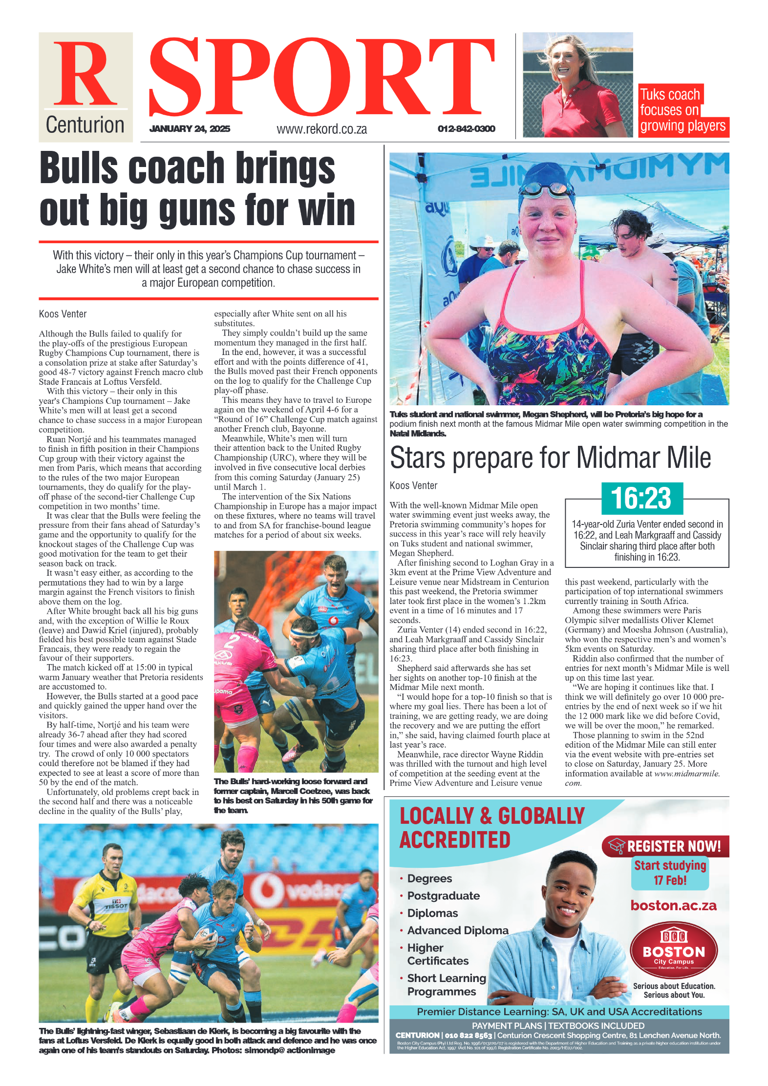 Rekord Centurion 24 January 2024 page 12