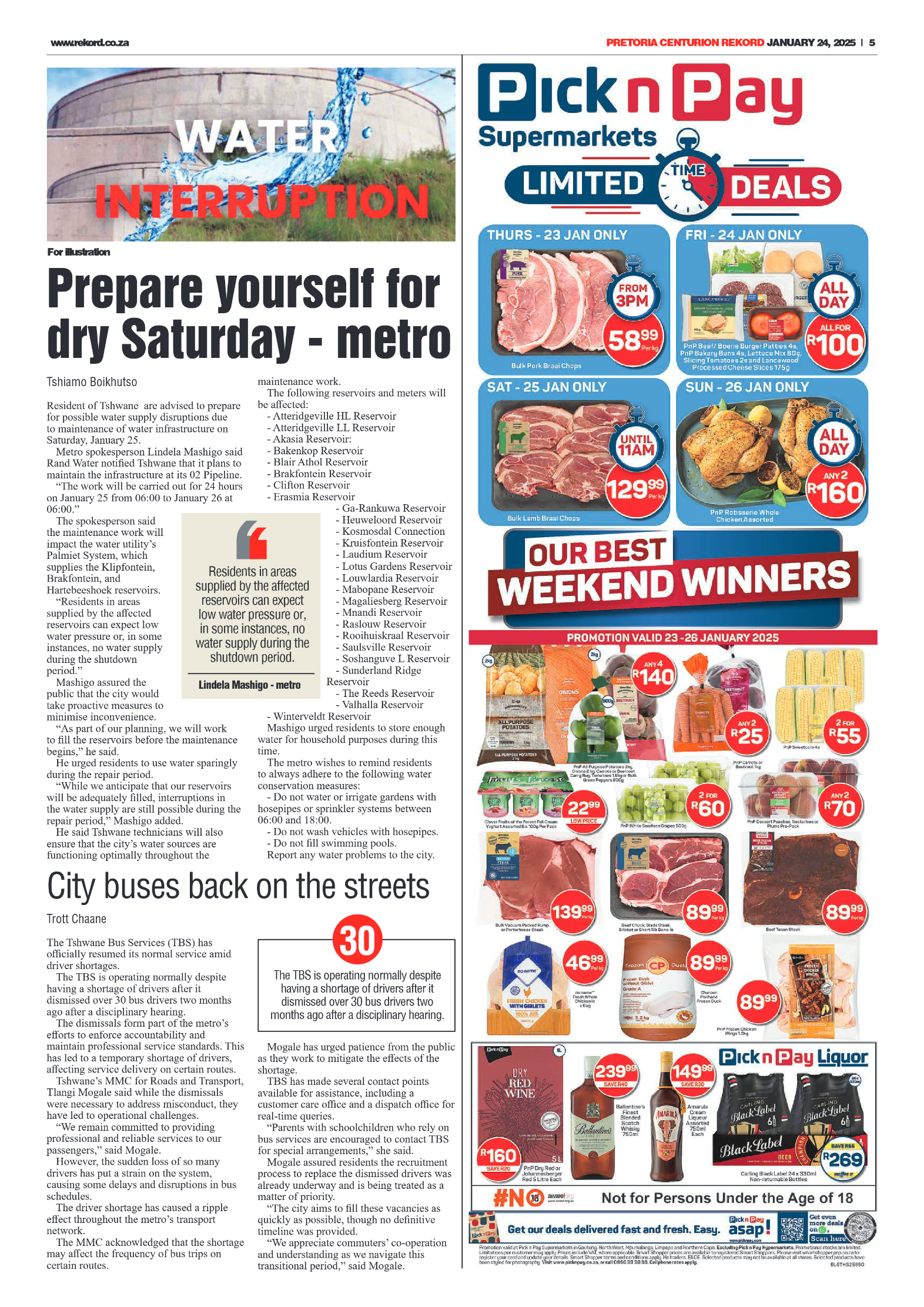 Rekord Centurion 24 January 2024 page 5