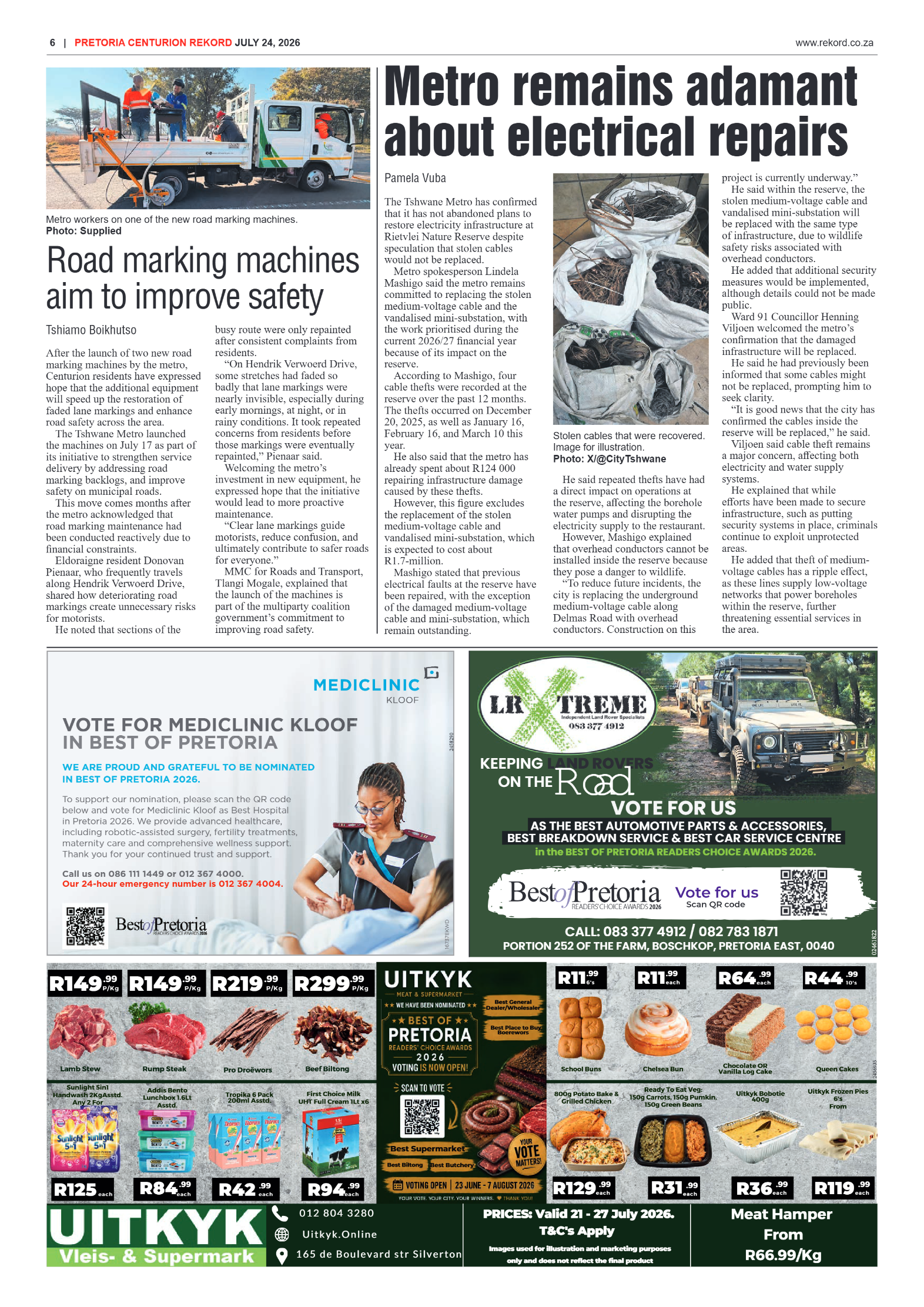 Rekord Centurion 24 July 2026 page 6