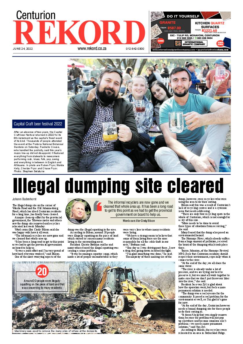 Rekord Centurion 24 June 2022 page 1