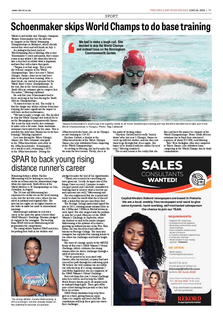 Rekord Centurion 24 June 2022 page 11