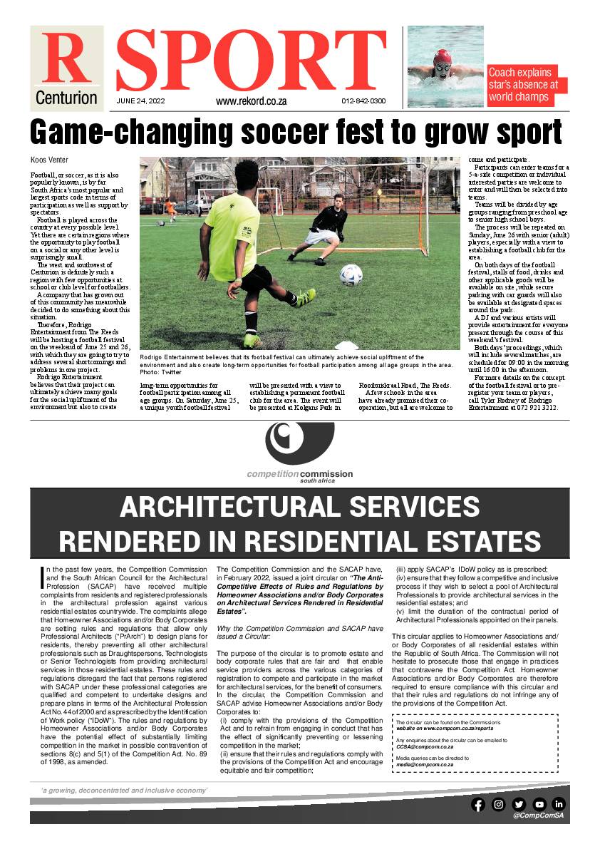 Rekord Centurion 24 June 2022 page 12