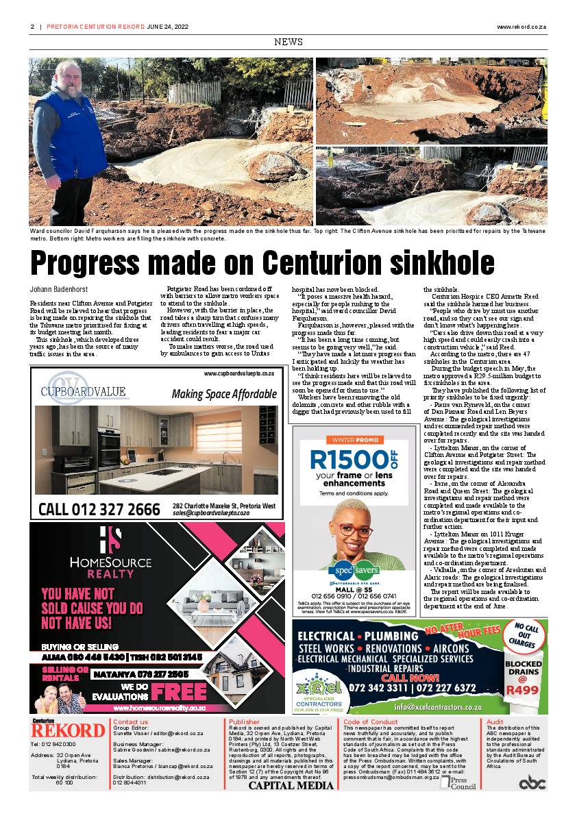 Rekord Centurion 24 June 2022 page 2