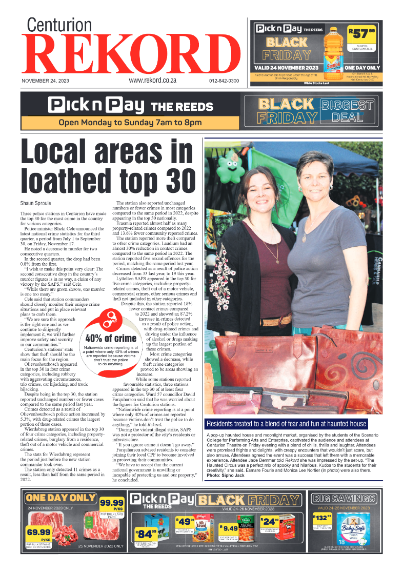Rekord Centurion 24 November 2023 page 1
