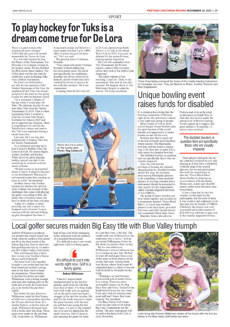 Rekord Centurion 24 November 2023 page 27