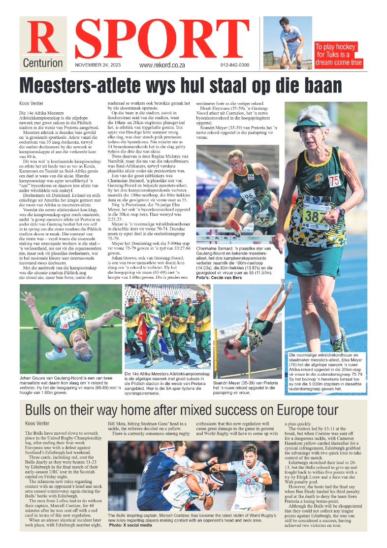 Rekord Centurion 24 November 2023 page 28