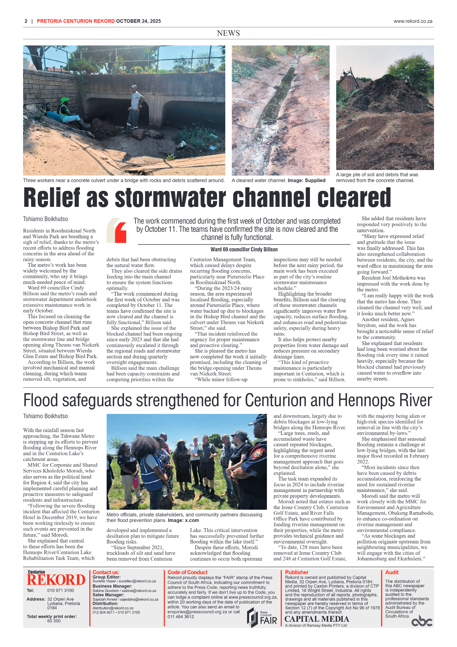 Rekord Centurion 24 October 2025 page 2