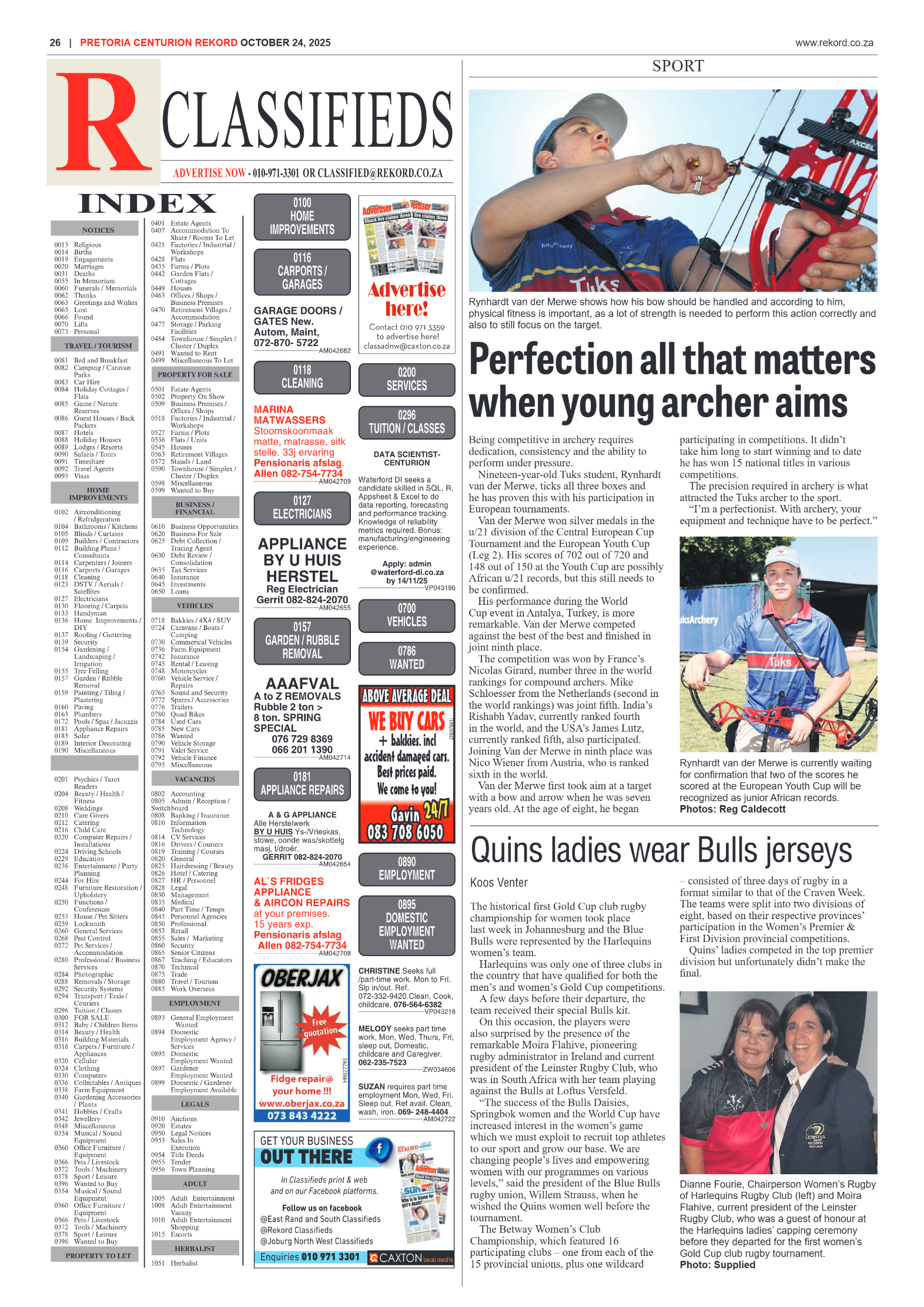 Rekord Centurion 24 October 2025 page 26