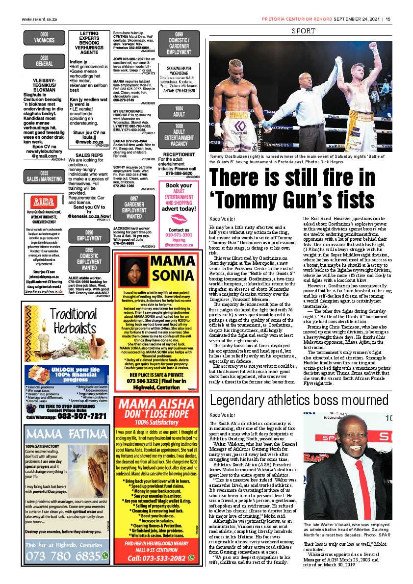 Rekord Centurion 24 September 2021 page 15