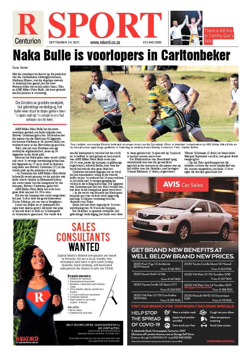 Rekord Centurion 24 September 2021 page 16