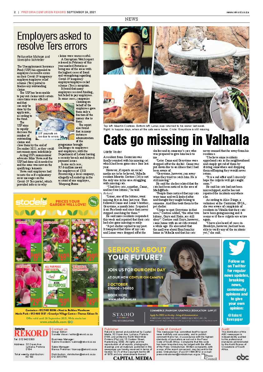 Rekord Centurion 24 September 2021 page 2