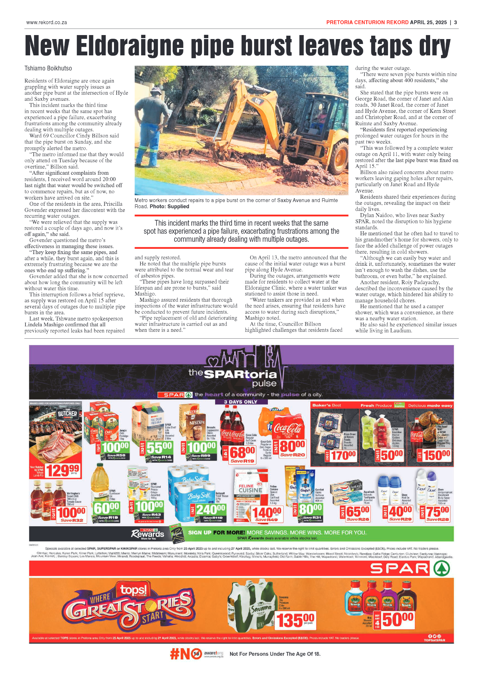 Rekord Centurion 25 April 2025 page 3