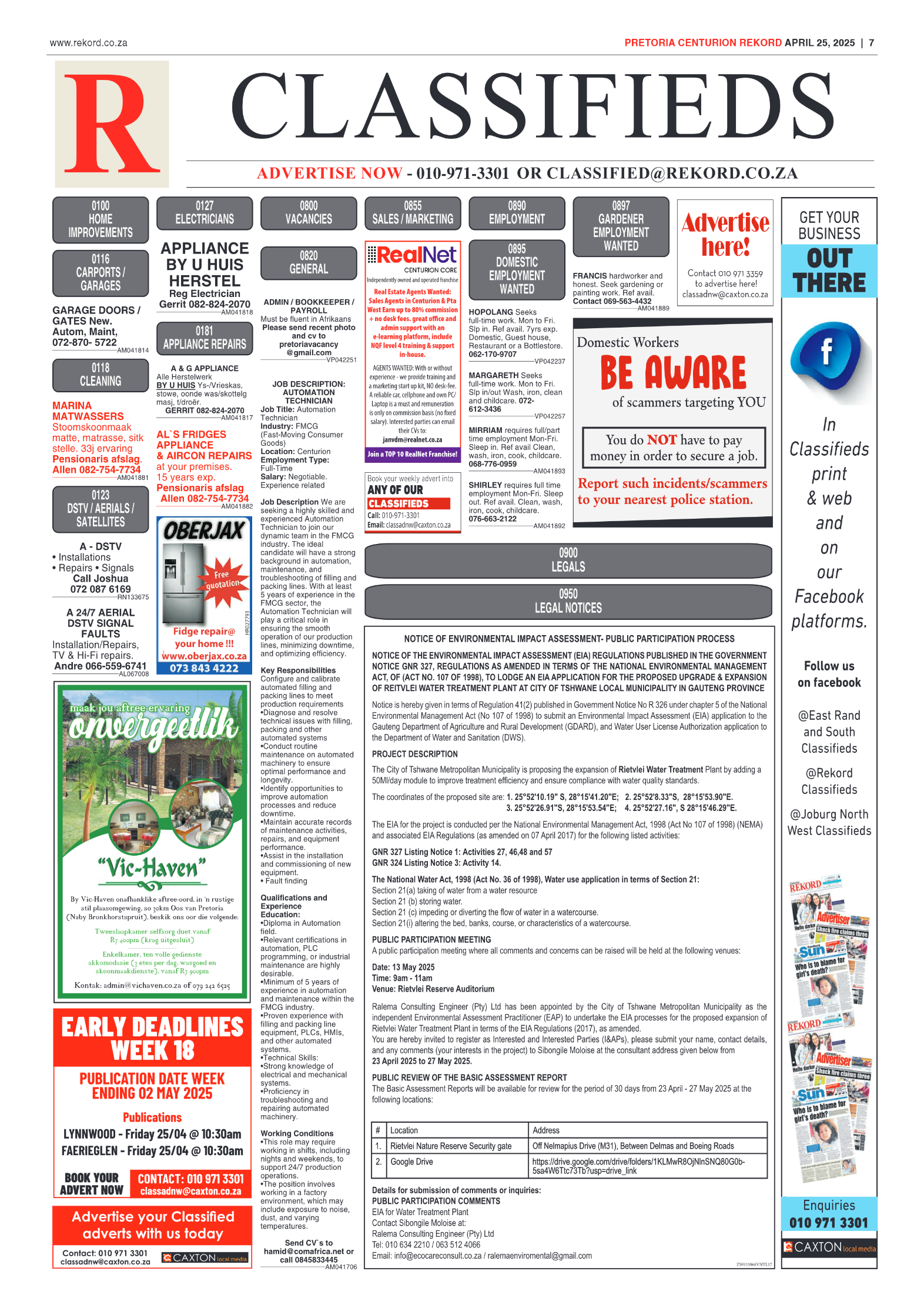 Rekord Centurion 25 April 2025 page 7
