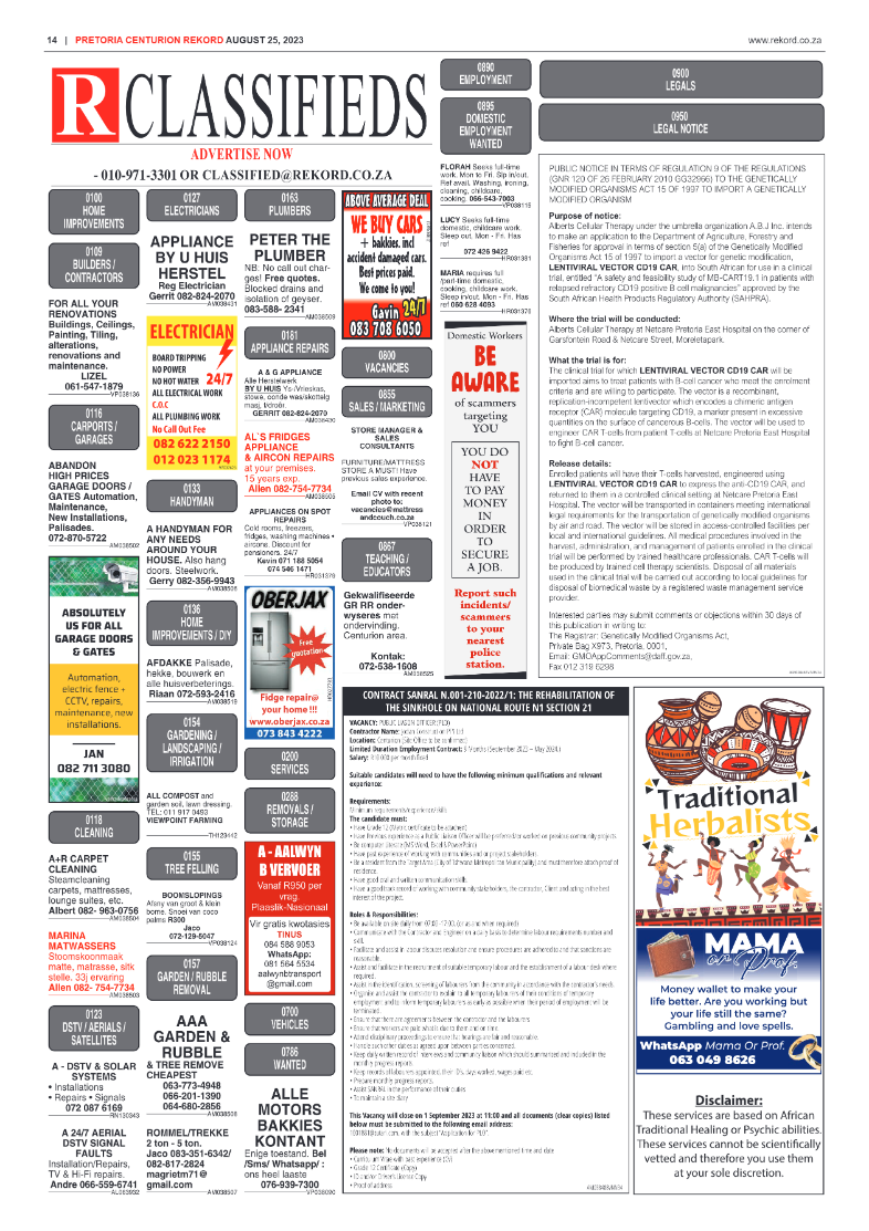 Rekord Centurion 25 August 2023 page 14