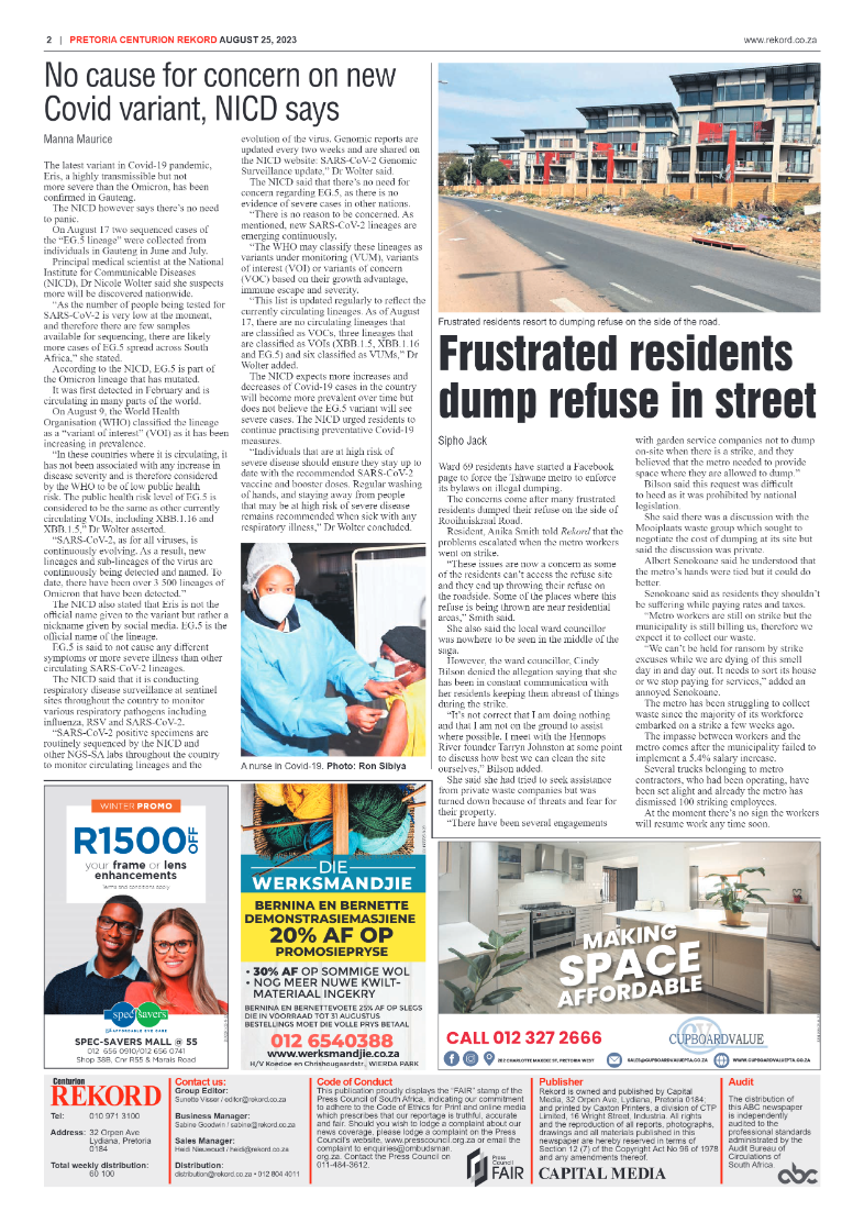 Rekord Centurion 25 August 2023 page 2