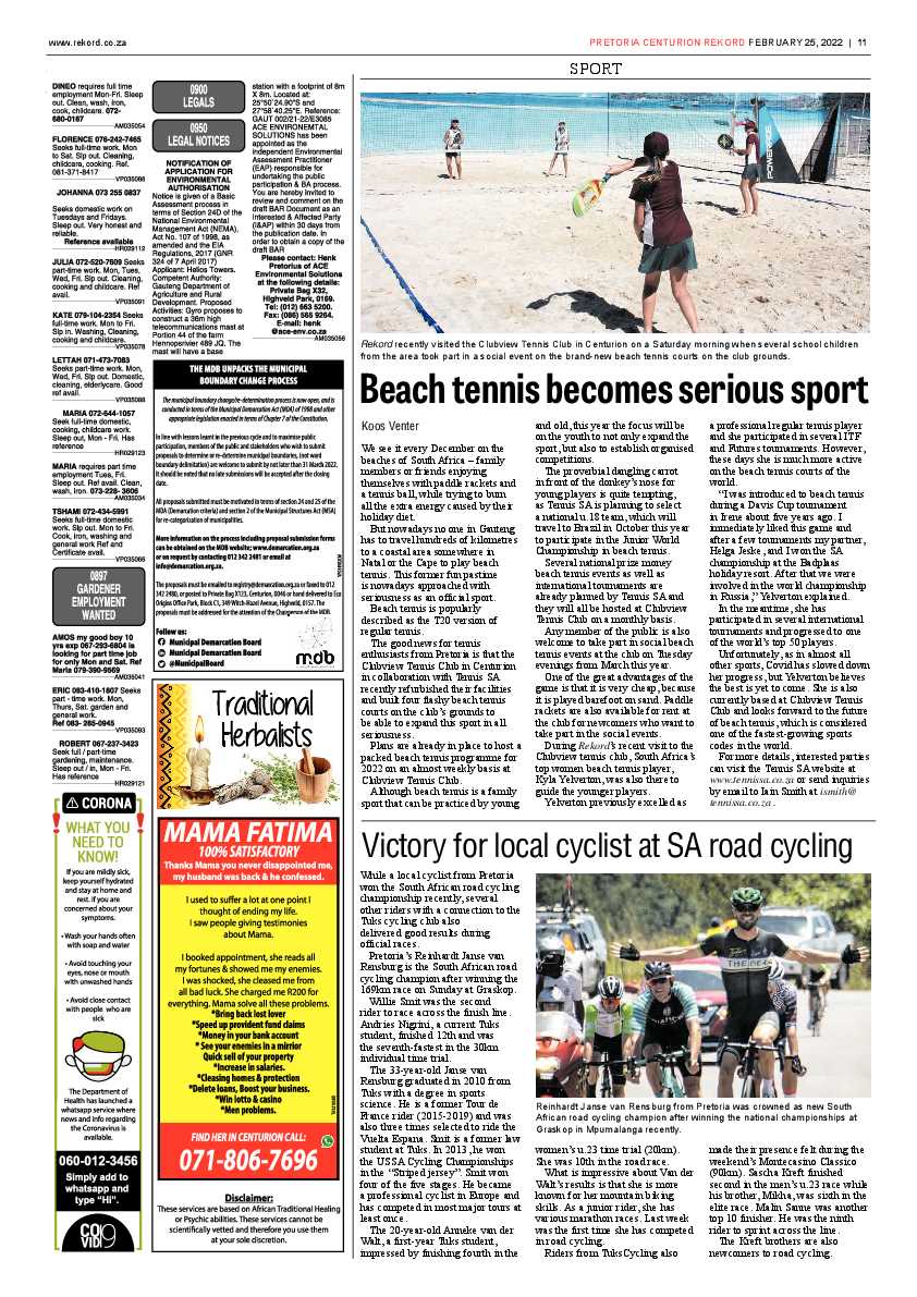 Rekord Centurion 25 February 2022 page 11