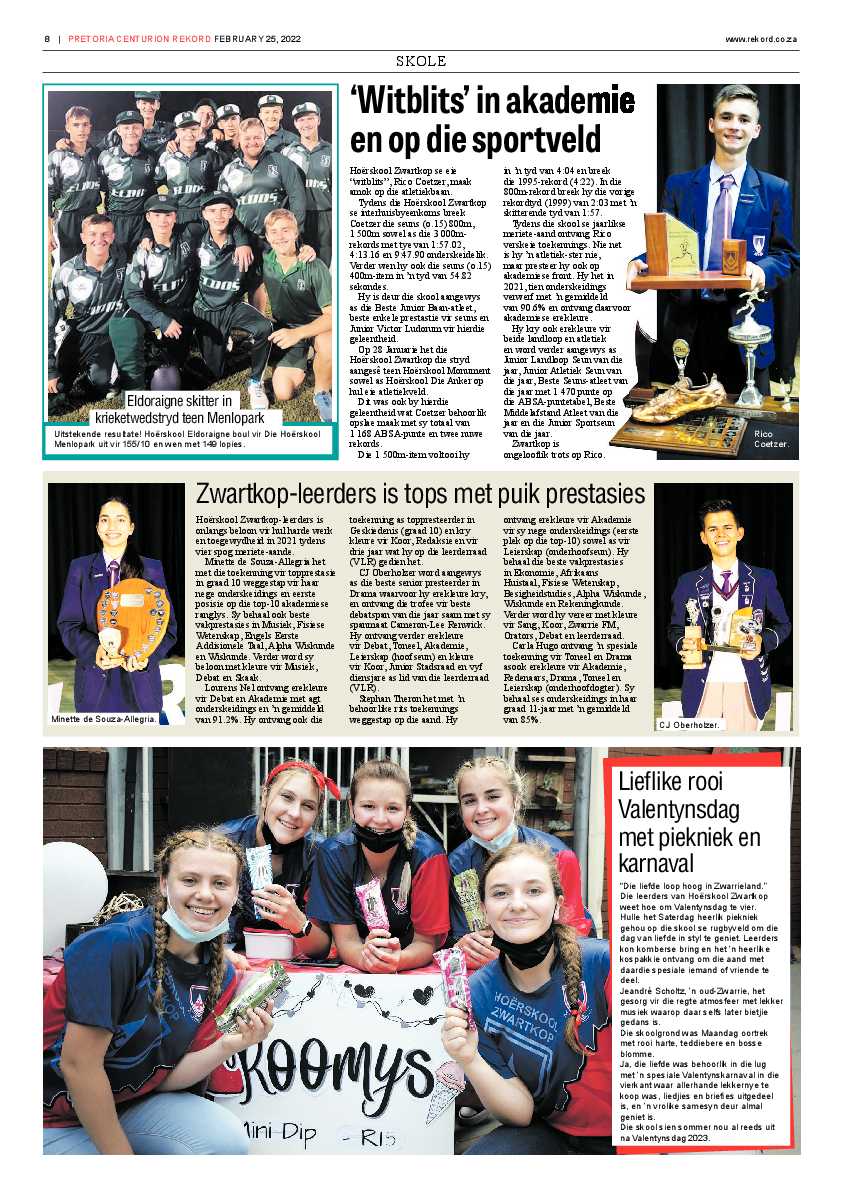 Rekord Centurion 25 February 2022 page 8