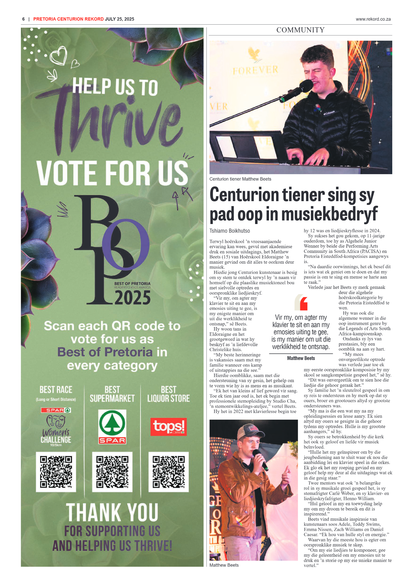 Rekord Centurion 25 July 2025 page 6