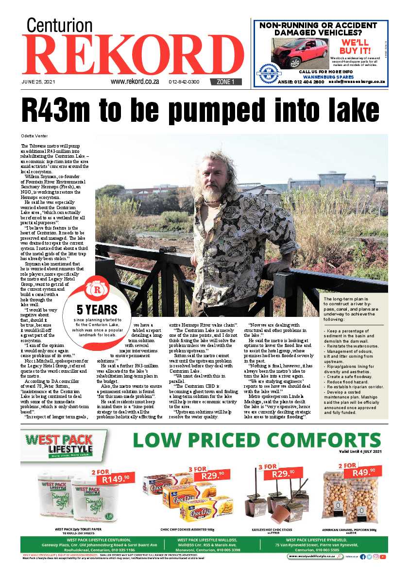 Rekord Centurion 25 June 2021 page 1