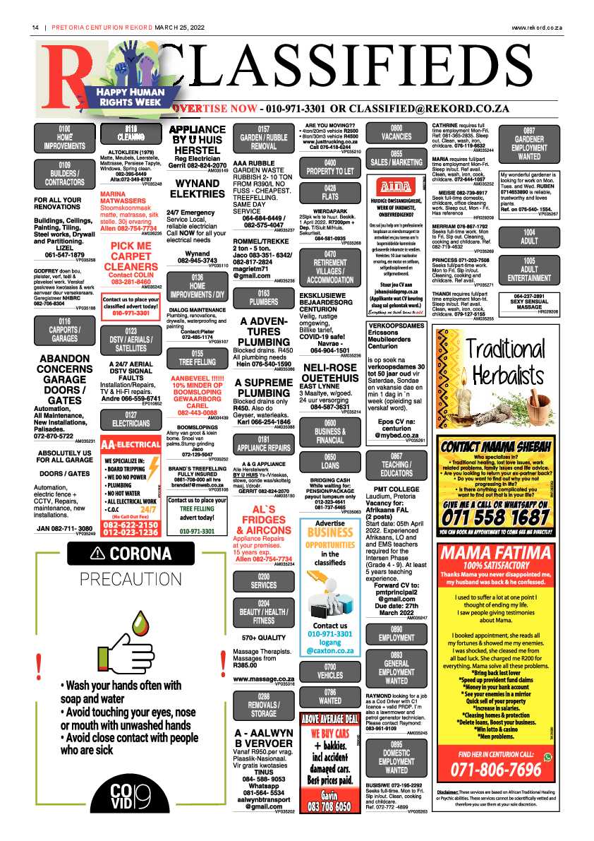 Rekord Centurion 25 March 2022 page 14