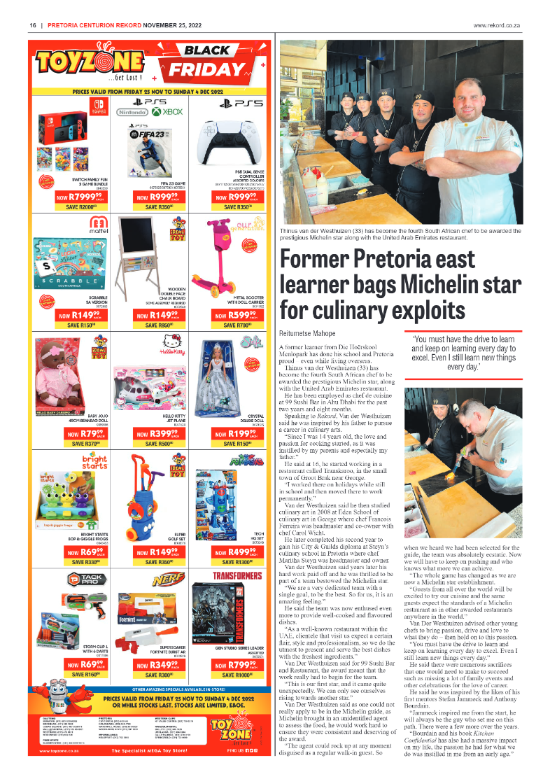 Rekord Centurion 25 November 2022 page 16