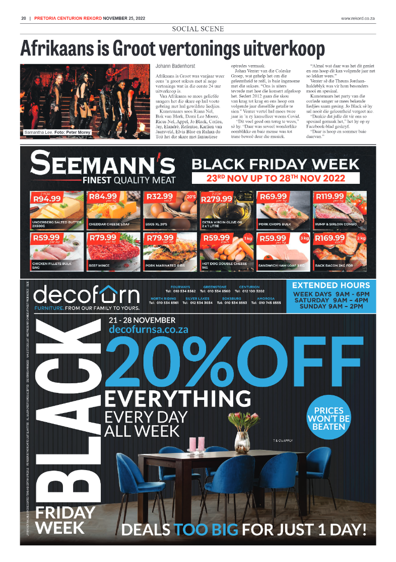 Rekord Centurion 25 November 2022 page 20